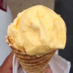 Corn ice cream