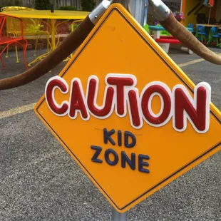 Drivers be careful there's kids enjoying ice cream...so drive slowly