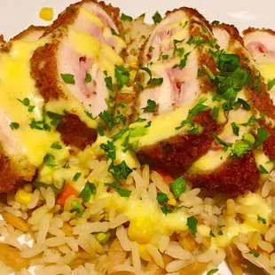 Chicken cordon bleu. Very good!