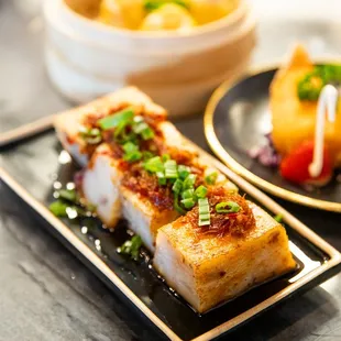 Radish Cake with XO Sauce