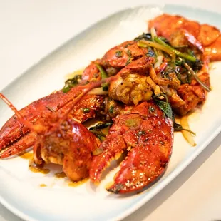Basil &amp; Black Pepper Lobster (HK / Thai &amp; Vietnamese style)