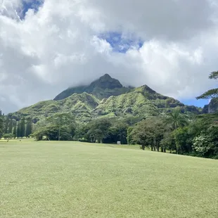 The beautiful pasture fairways that are well suited to be used as a cemetery.
