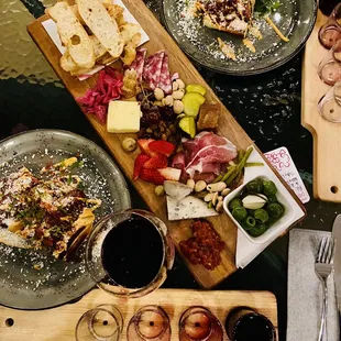 Weekly Tasting Flight Mexican-Style Hotdog Deluxe Meat and Cheese Platter