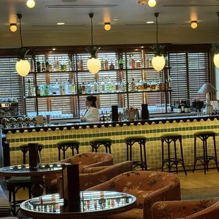 Bar area in the lobby