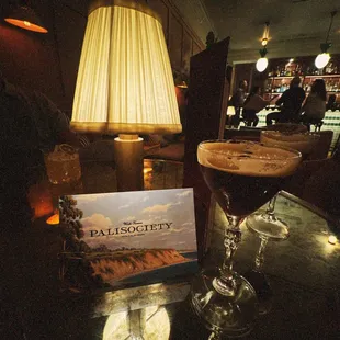 Drinks and postcard!