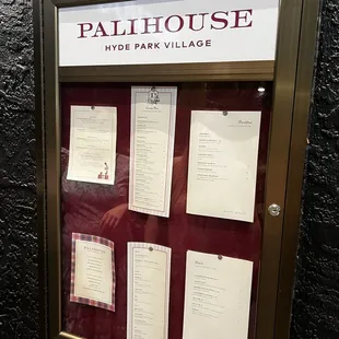 Menus