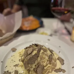 This is their special pasta parmigiana with black truffles. To DIE for!!!