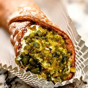Leave the gun, take the pistachio cannoli