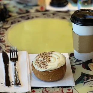 Delicious coffee and pastries!  Reminds us of our Trips to Sienna!