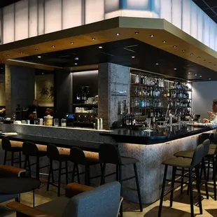 a man sitting at a bar