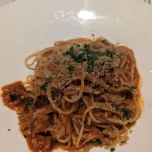 Crab pasta