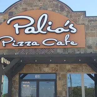 the front of the restaurant