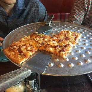 The BBQ pizza is awesome!!