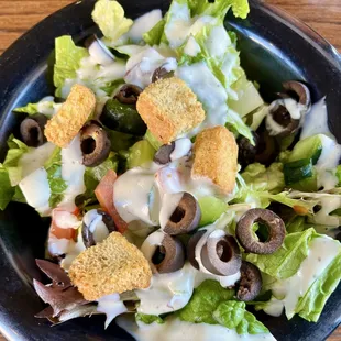 Side salad+ Ranch