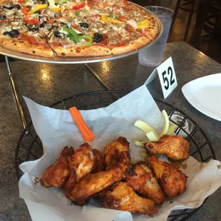 pizza, food