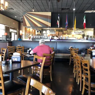 Dining area and kitchen