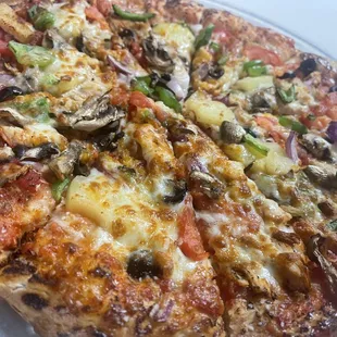 Palios vegetables tasty delicious pizza