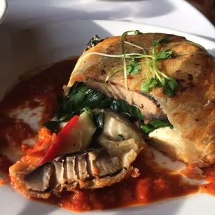 food tasting-Portobello mushroom Wellington