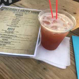 Happy hour on Monday