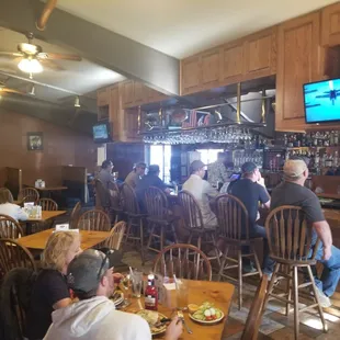 Maybe service is better at the bar. I don't know.