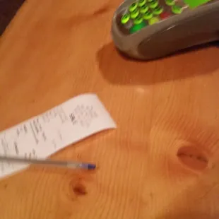 Why would they ask you to swipe your own card at a sit down restaurant? WTFFFFF? Nope. Not good.