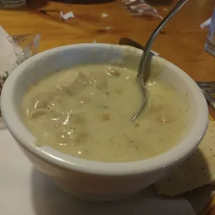 Chicken and chilli white bean soup of the day is the bomb!