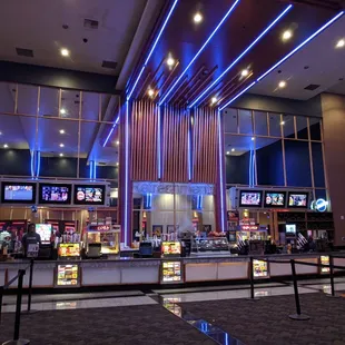 Concessions &amp; tickets line.