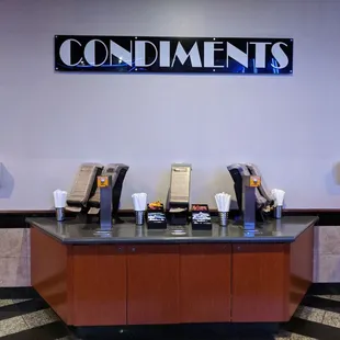 Condiments station