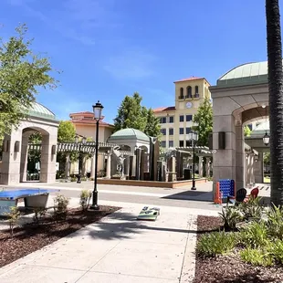 Central area with several games, places to sit, and just relax!