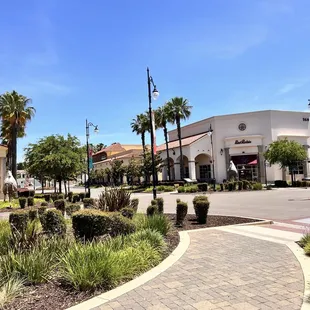 Street view near one of the street corners.