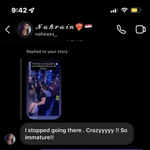 Customer who stopped attending because of the problems caused by staff