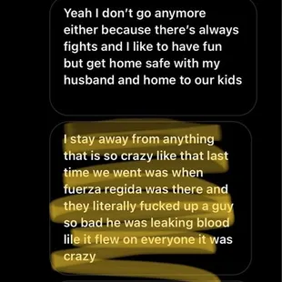 Another person who reached out to me and stated she too topped because of her bad experience