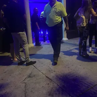 The security guard I talked to