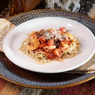 Healthy Shrimp Fra Diavlo