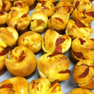 a variety of pastries