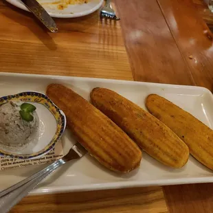 Corn Babies - the Huitlacoche butter was SO good.