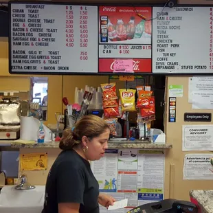 Very affordable prices for their breakfasts and pressed sandwiches