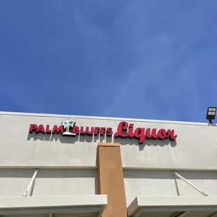 the front of the building