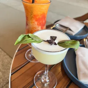 Basil Grapefruit Sour + Chilly Mango