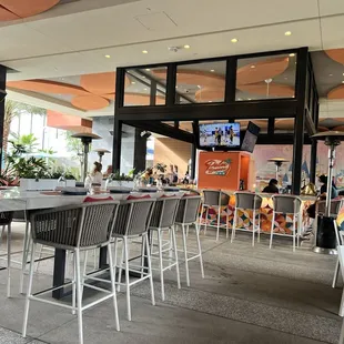 Seating and Bar area