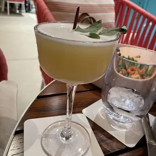 Basil Grapefruit Sour
