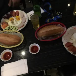 Smacked sandwich Vietnamese style