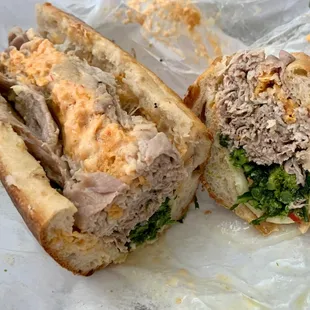 Herb Garlic Roasted Pork Sando