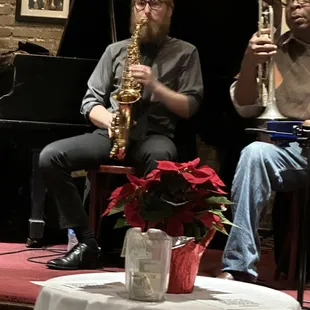 Saxophone player