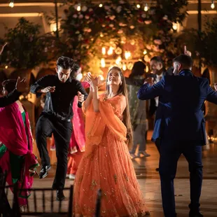 Indian Punjabi wedding reception photography