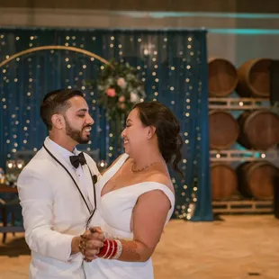 Bay Area Indian Wedding Decorations - Ceremony Mandap and Reception Decor in Pleasanton