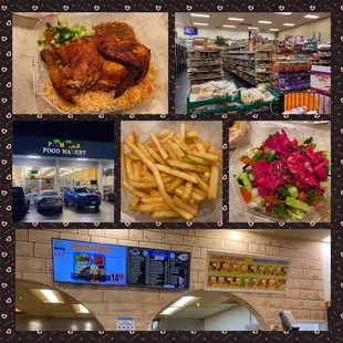 Montage of images from Palm Halal Market