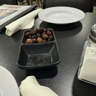 Delicious meats olives and bread before dinner and a fun vibe :)