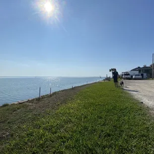 Park is right on the water