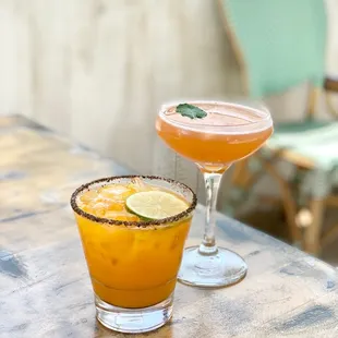 Golden Hour cocktails: Cuban and Chipotle Mango Margarita